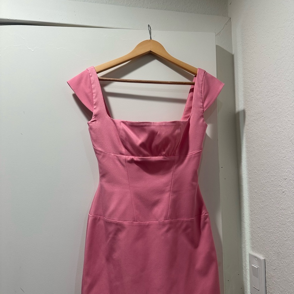 House of CB Leonida French Pink Corset Mini Dress, Small